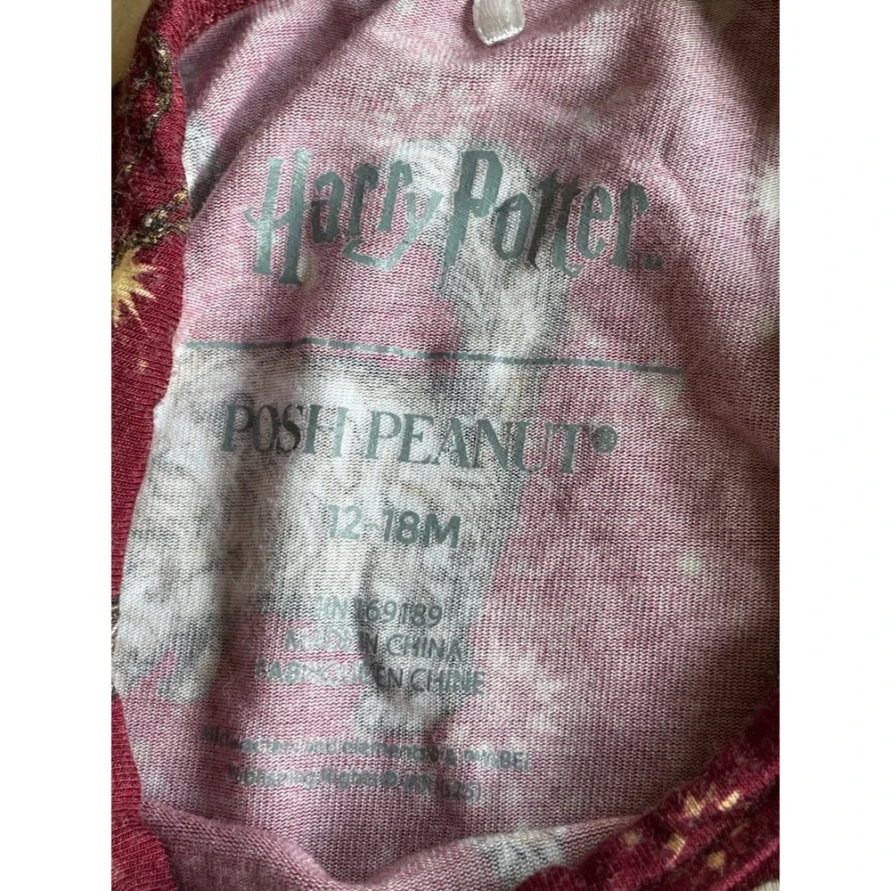 Posh Peanut Harry Potter Gryffindor Hedwig Twirl Dress Burgundy 12-18M